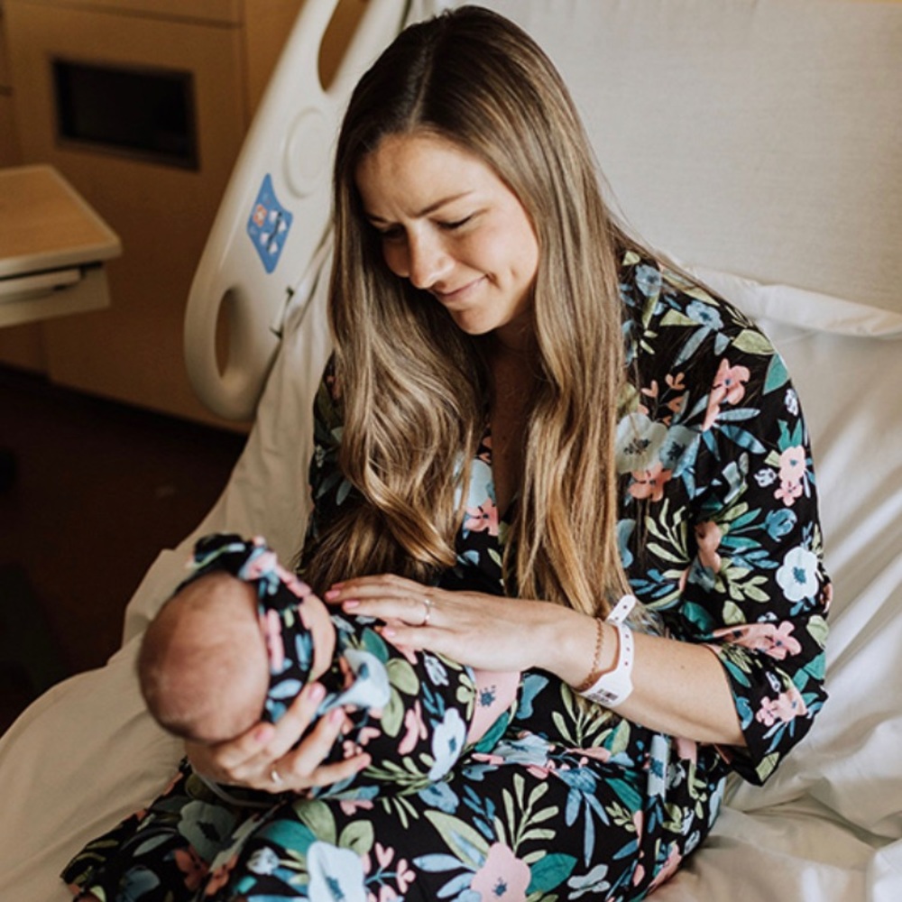 Milkmaid Mother & Baby Robe and Swaddle set